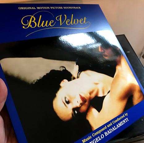 Angelo Badalamenti / Blue Velvet blue/black 'split' coloured vinyl LP - Image 5