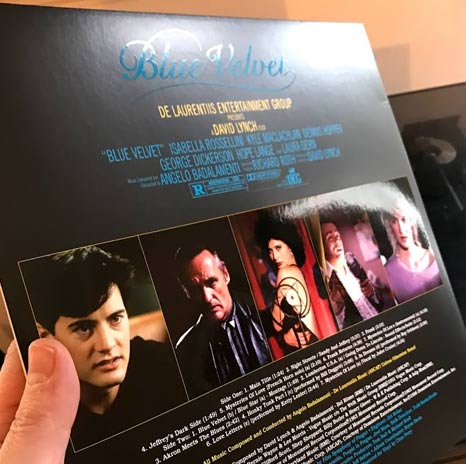 Angelo Badalamenti / Blue Velvet blue/black 'split' coloured vinyl LP - Image 6