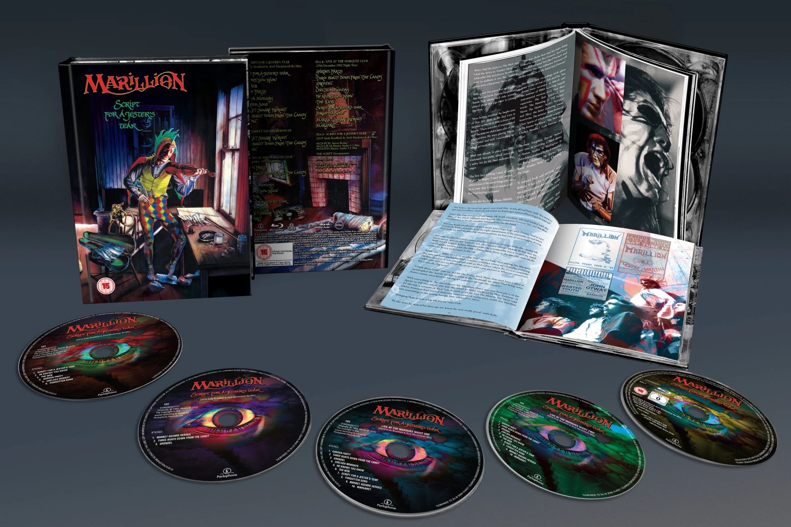 Marillion / Script For A Jester's Tear deluxe 4CD+blu-ray repress - Image 6